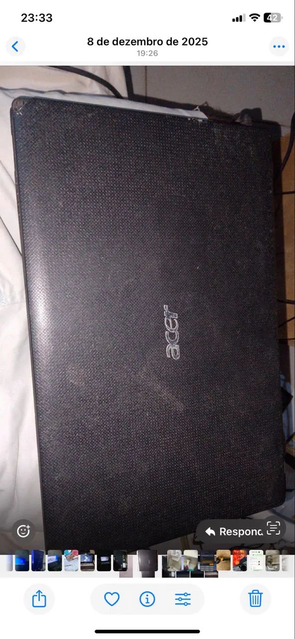 Notebook funcionando para conserto retirada de peça - Foto 2