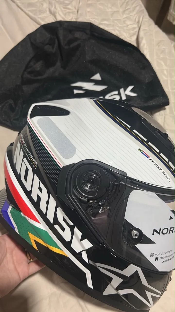 CAPACETE NORISK AFRICA DO SUL - Foto 3
