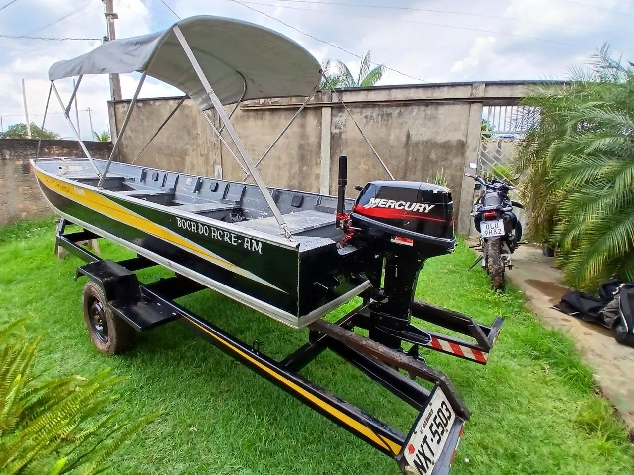 Barco, motor e carretinha - Foto 5