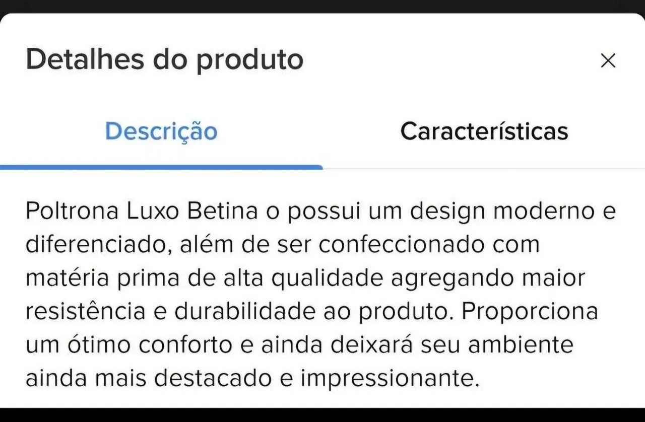 Poltrona luxo  - Foto 3
