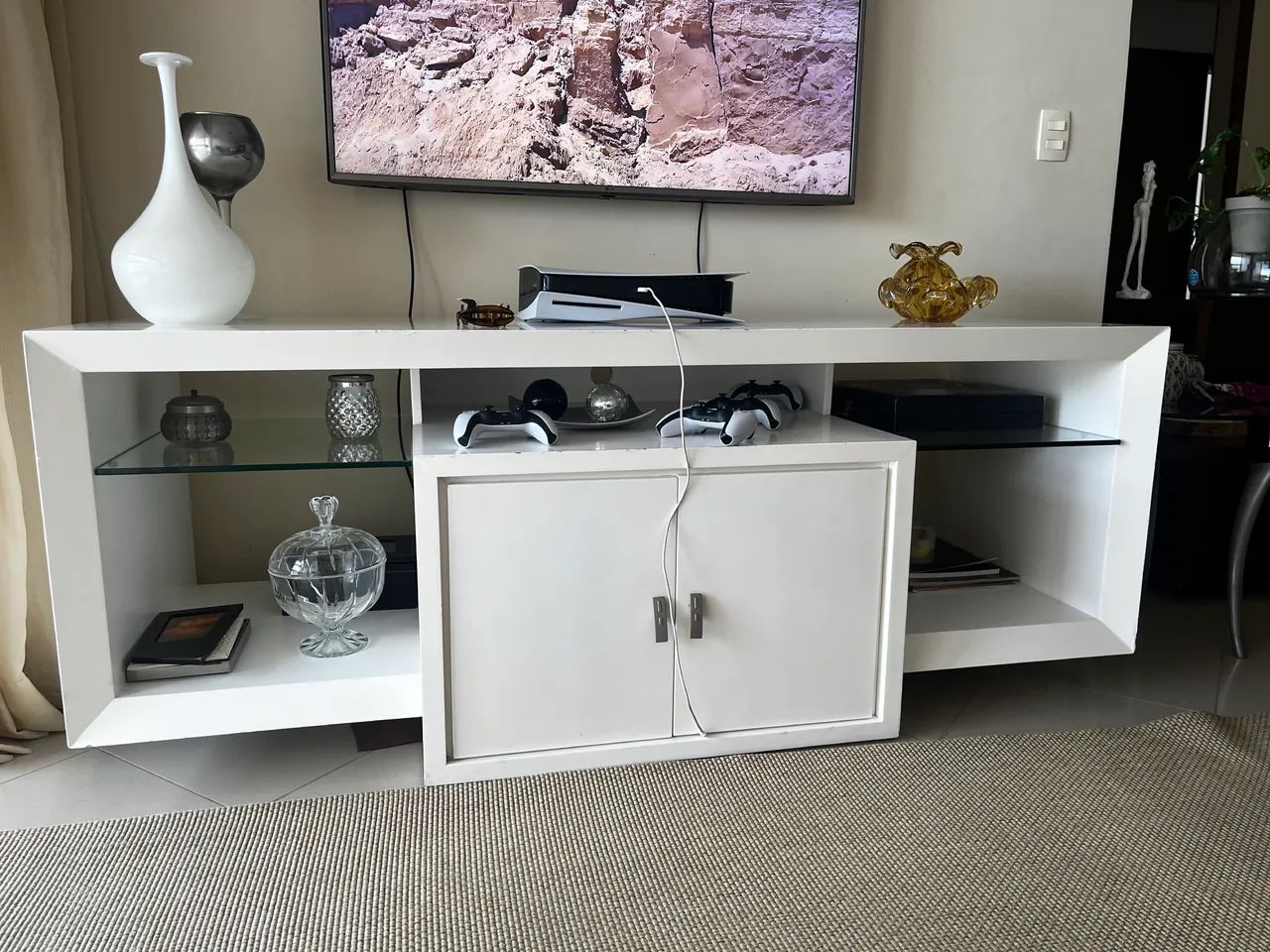 Rack da sala de estar da móveis Líder 