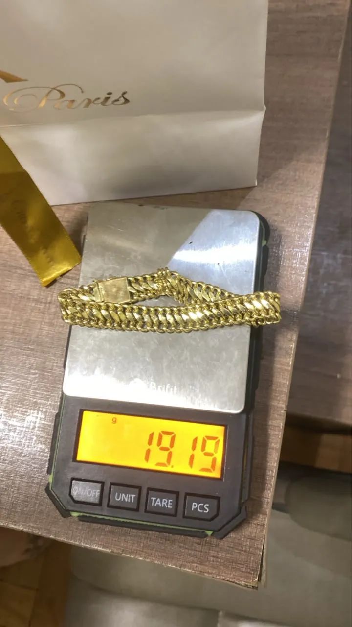 Pulseira de Ouro Lacraia 19.19Gr - Foto 4