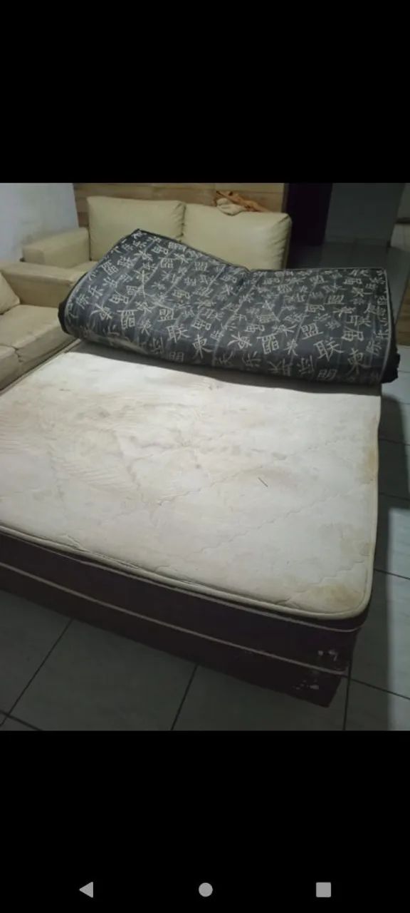 Cama box molas e colchão por 260 ENTREGO  - Foto 2