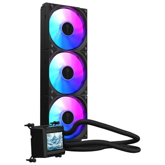 WATER COOLER KALKAM AURA 360MM COM TELA LCD NOVO COM NOTA FISCAL