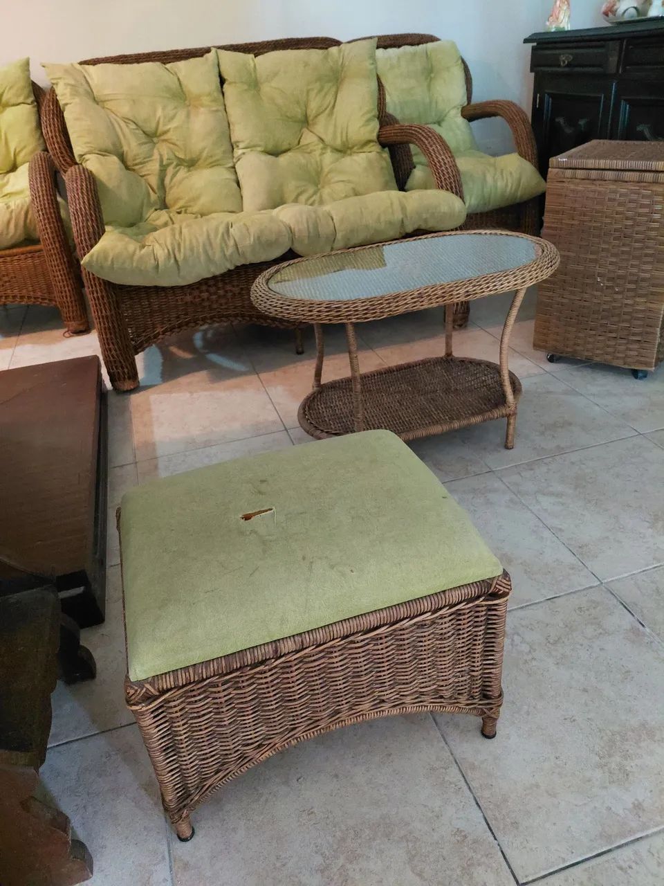 Conjunto de sofá.