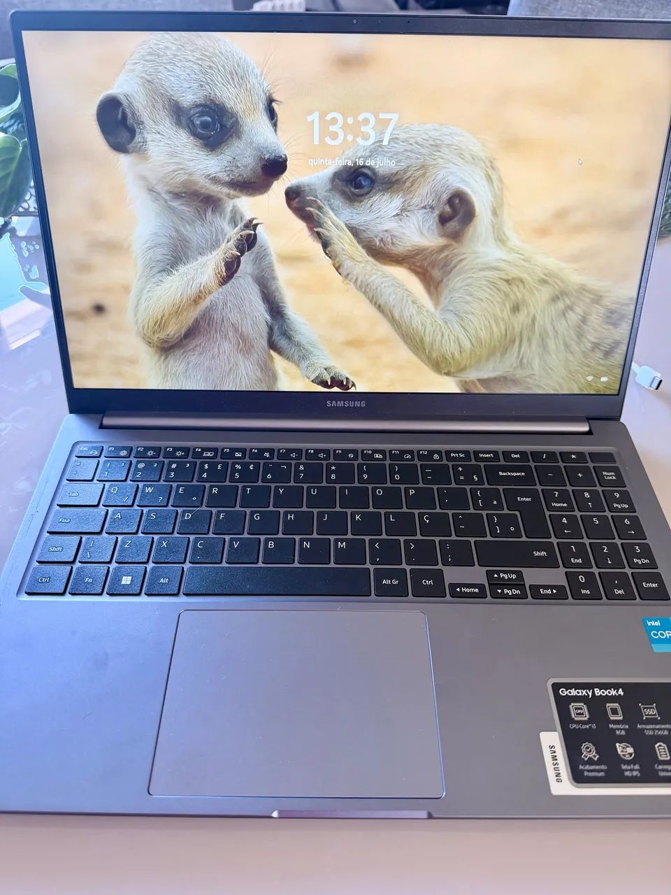 NOTEBOOK GALAXY BOOK 4 EM PERFEITAS CONDIÇÕES 