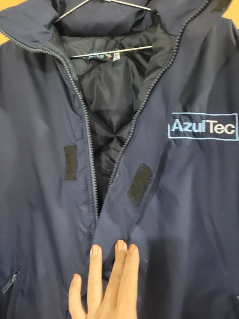 Jaqueta azul linhas aéreas  - Foto 4