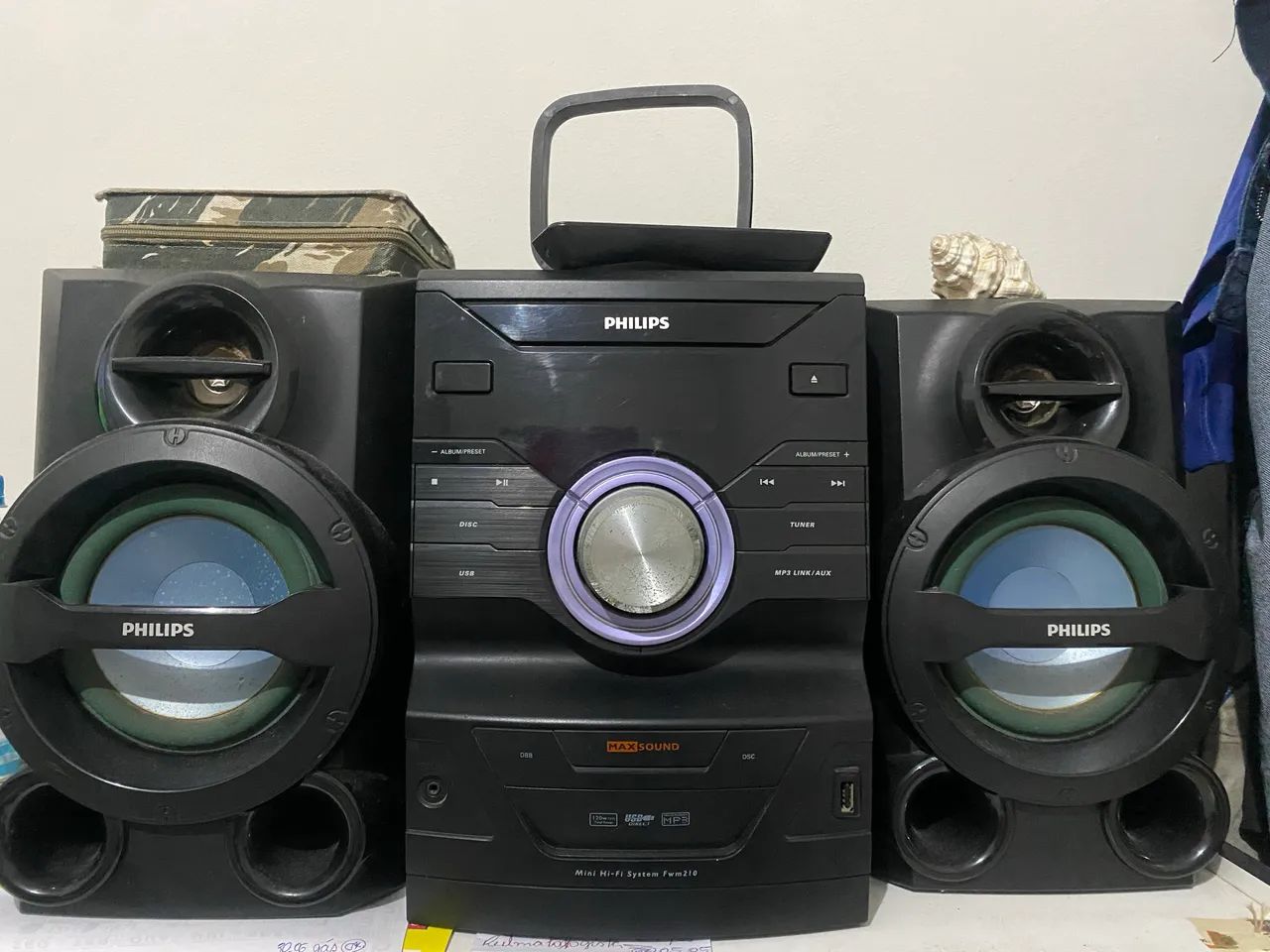 Rádio funcionando 