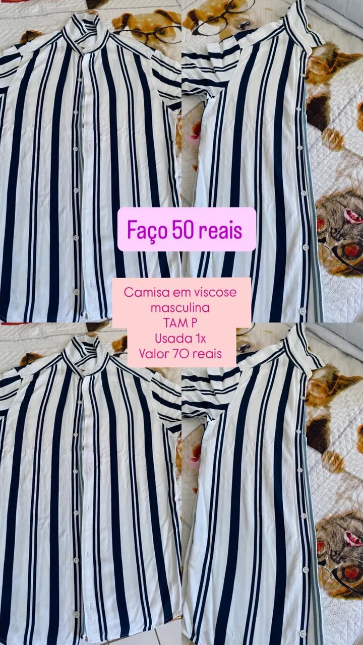 Camisa masculina viscose  - Foto 2