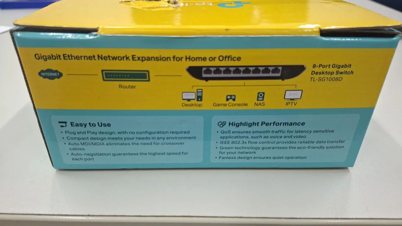 SWITCH 8 PORTAS GIGABIT TP-LINK TP-SG1008D - Foto 2