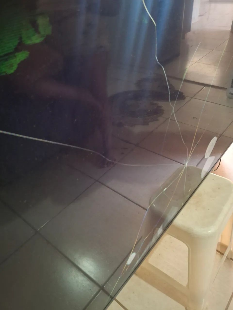 Smart  tv LG de 50 polegadas com a tela quebrada  - Foto 2