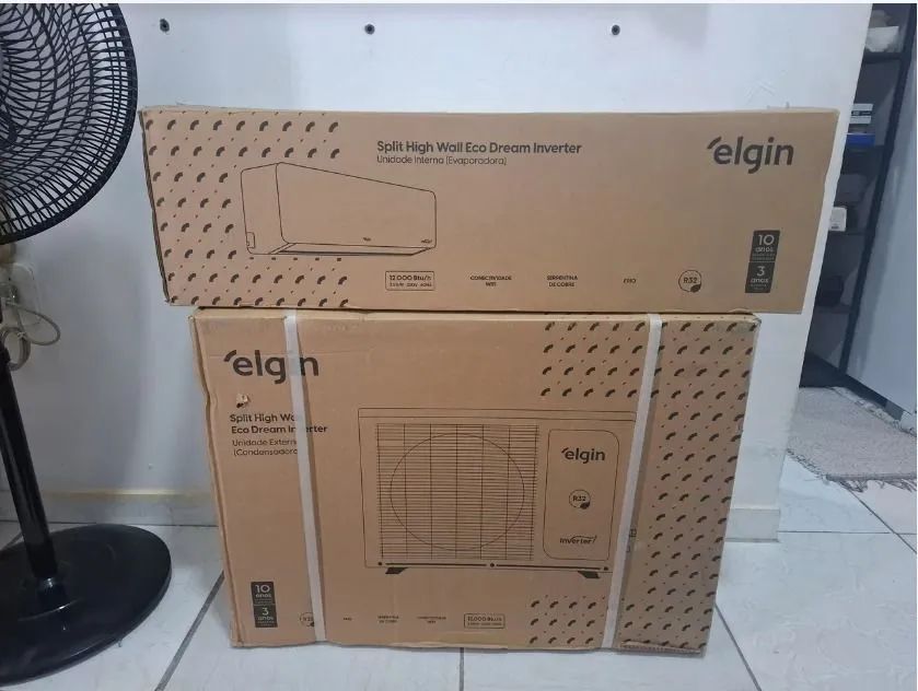 Ar Condicionado Elgin Split Hi Wall 12000btus Eco Dream - Foto 2