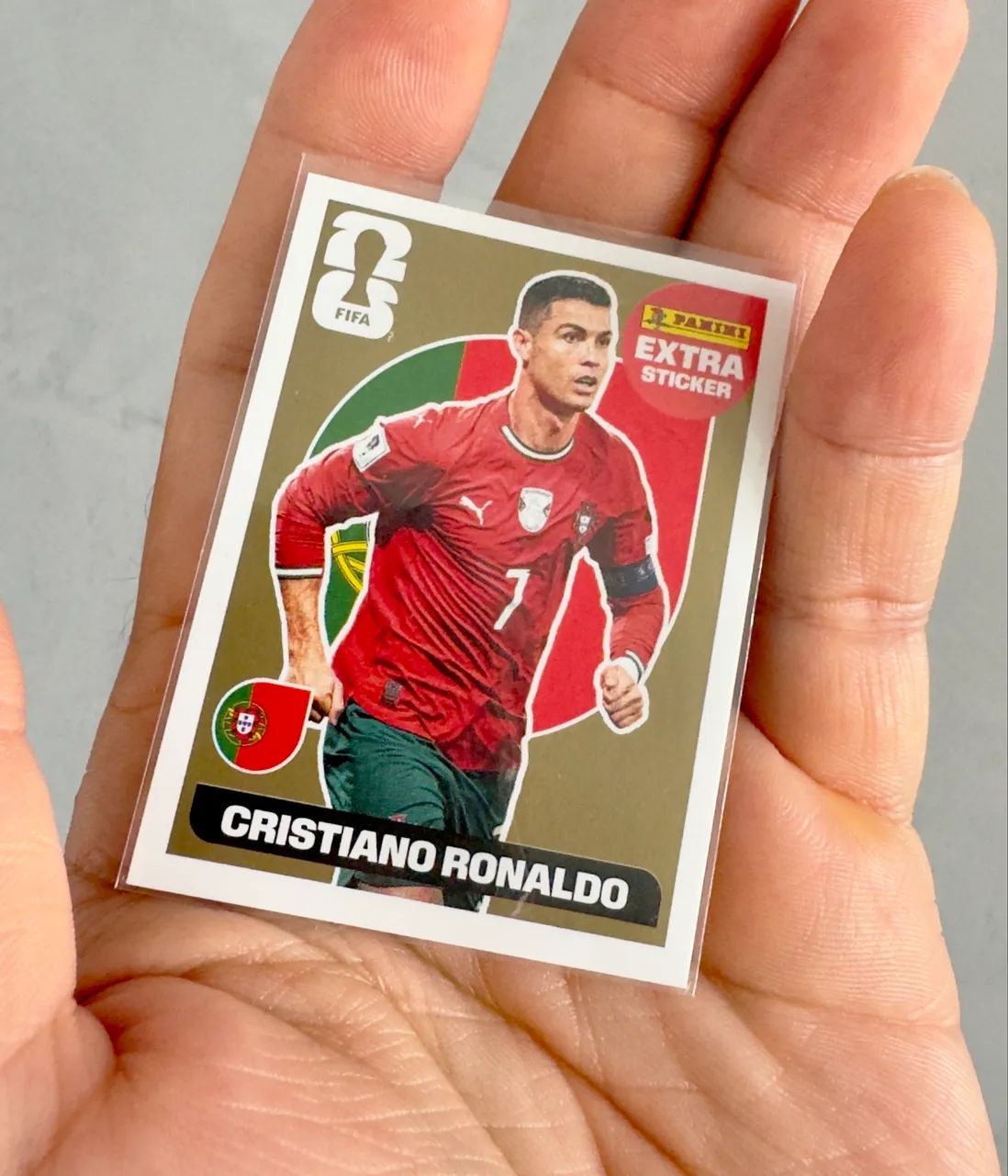 Figurinha Legend CR7 Ouro (Original Panini) - Foto 3