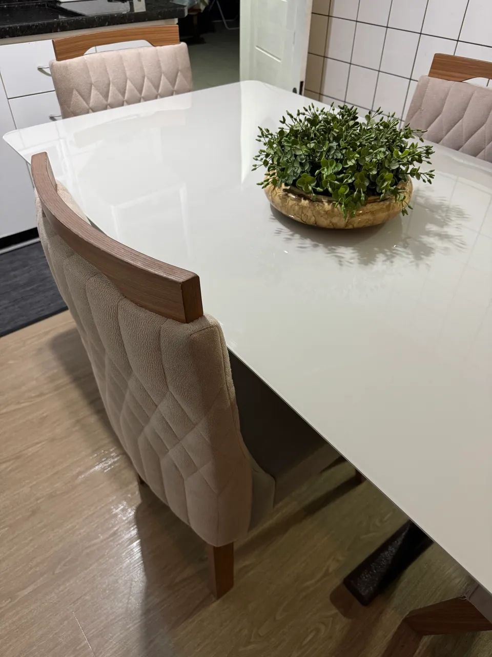 Mesa MDF com Vidro Temperado - Foto 3