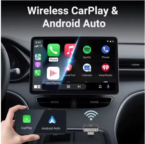Adaptador Sem Fio XUDA2in1 para CarPlay e Android Auto - Foto 3