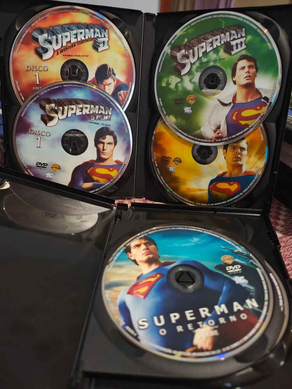 Coleção Superman (Box com Luva e 6 DVDs)  - Foto 4