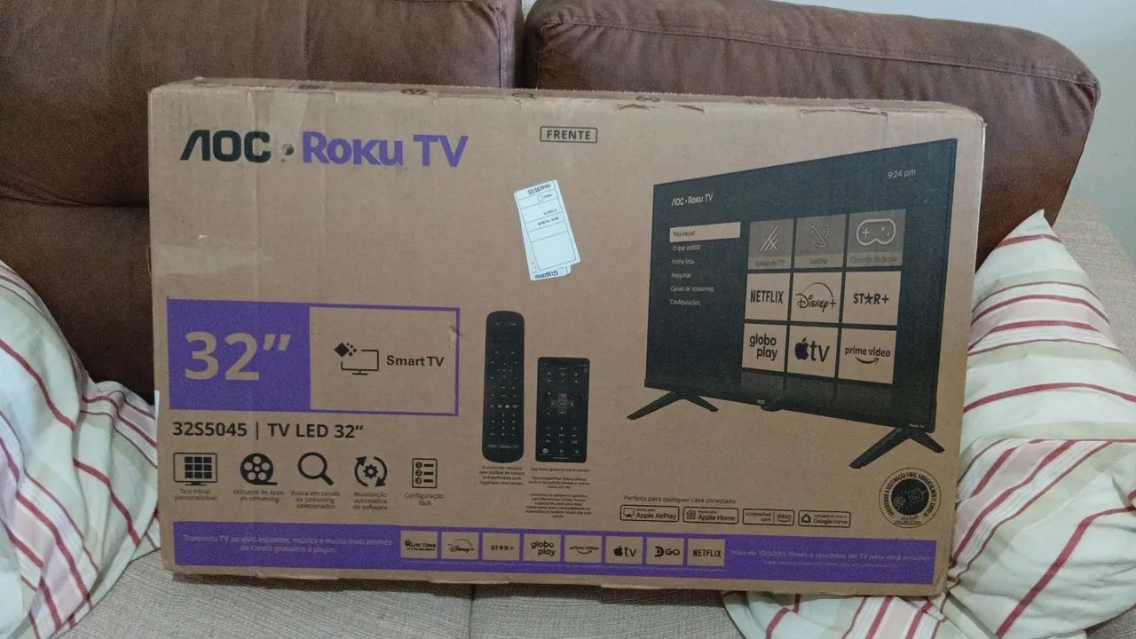 Smart tv 32 roku aoc