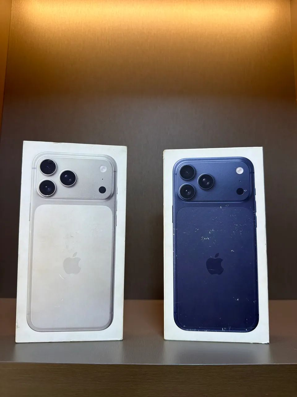 iPhone 17 Pro max 256GB Prata e azul 