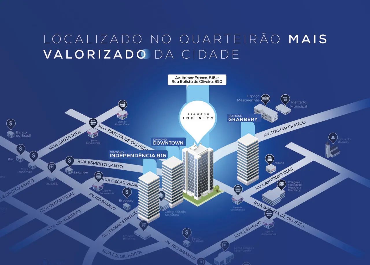 Studios Diamond Infinity no Melhor da Av. Itamar Franco - Foto 2