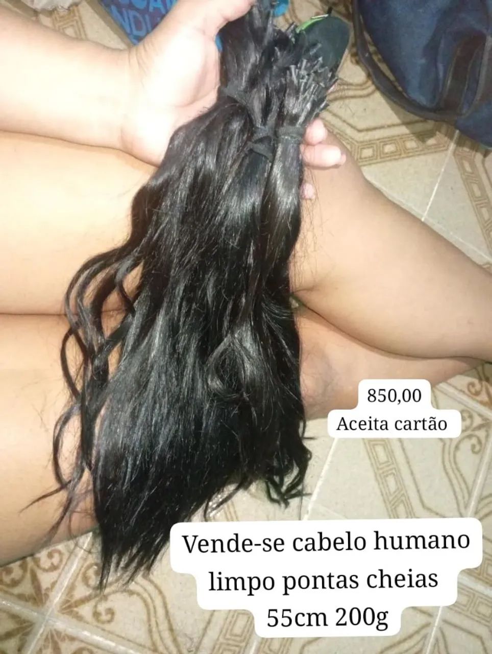 Vendo cabelo humano 