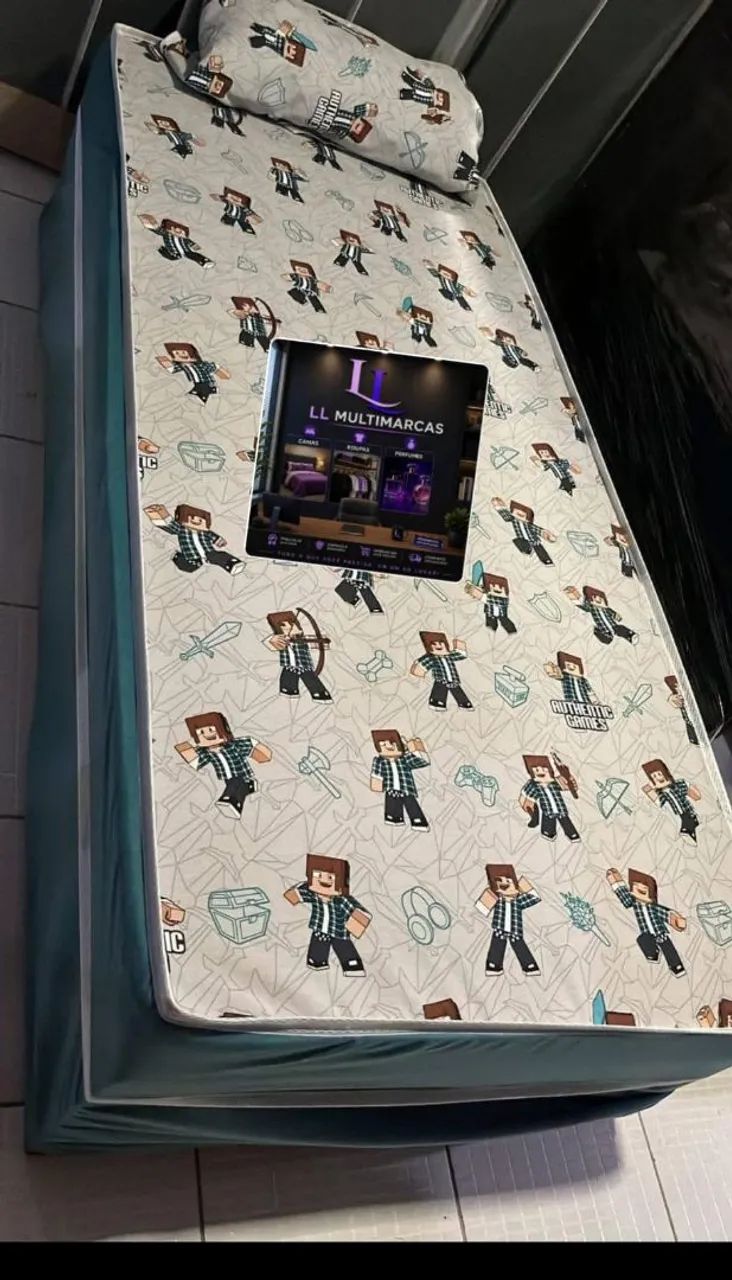 Cama solteiro personalizada masculino  - Foto 3