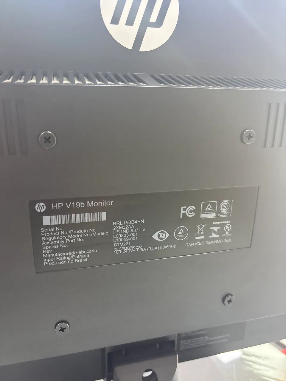 Monitor HP V19b 18,5? + Cabos | Funcionando Perfeitamente - Foto 4