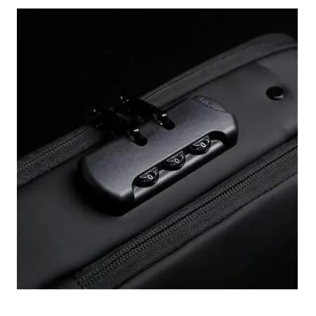 Bolsa Transversal Impermeável com Cadeado Antifurto e Cabo USB - Foto 4
