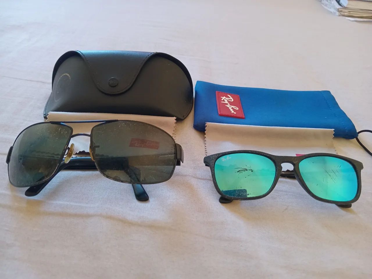 RAY-BAN - KIT COM 2 ÓCULOS ORIGINAIS PARA TROCA DE LENTE (SOL OU GRAU) - Foto 2