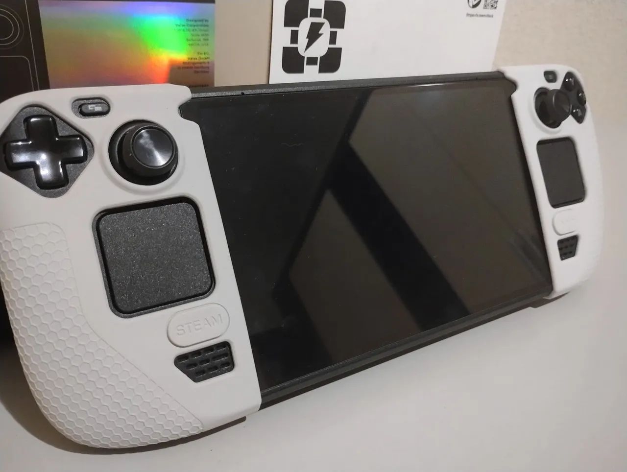 Steam Deck OLED 512Gb + Cartão de memória 512Gb A2, V30 + Monitor