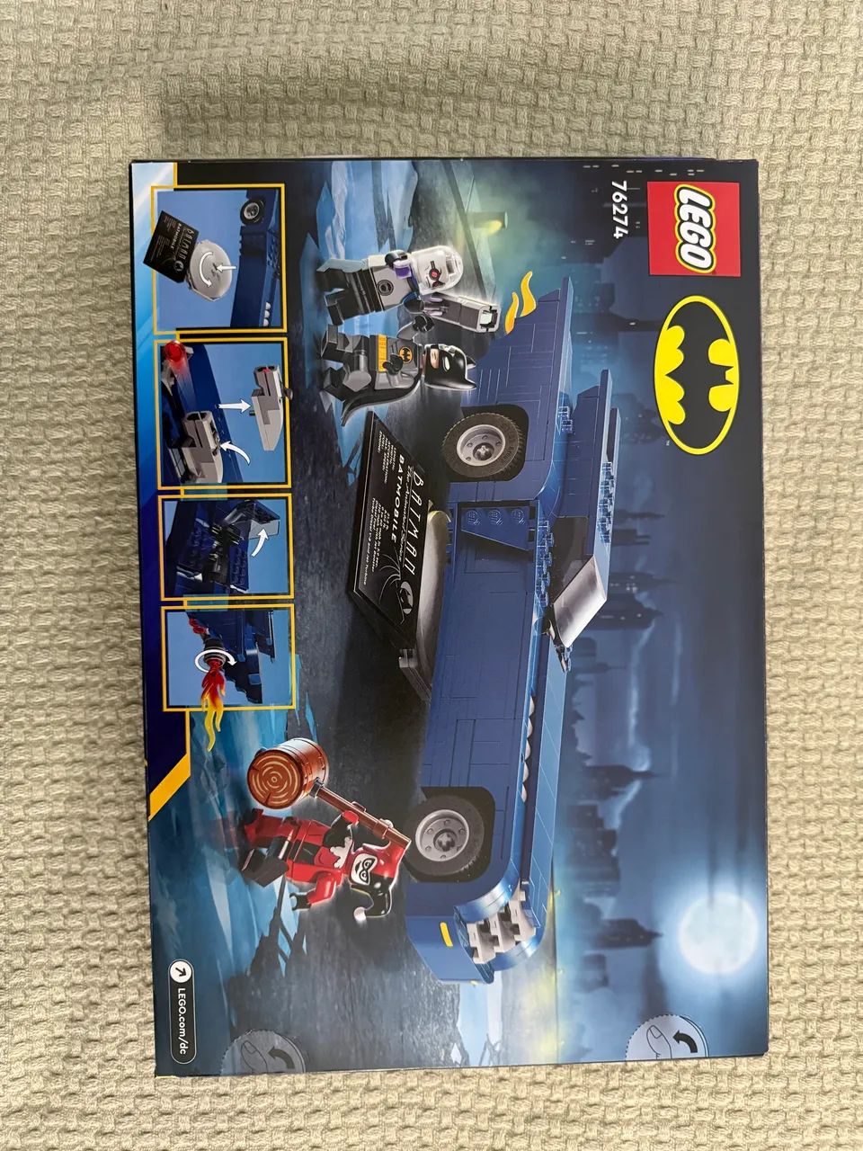 LEGO 76274 Batman com Batmóvel vs Harley Quinn e Mr. Freeze
