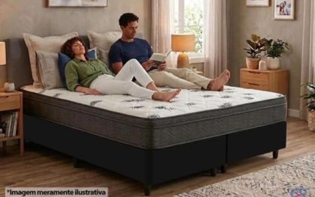 Cama king Size Ortobom 