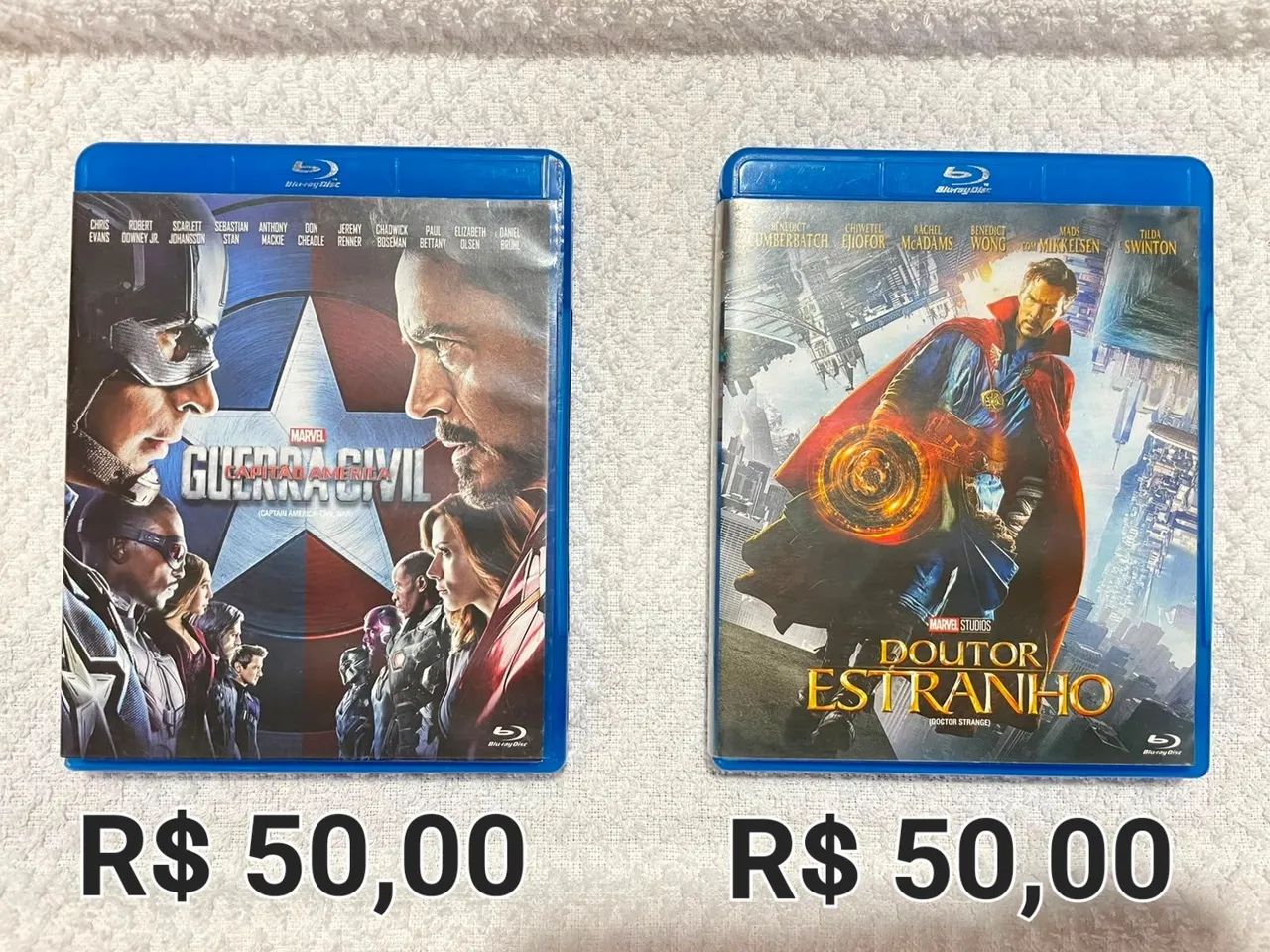 Blu-rays e Steelbooks Marvel