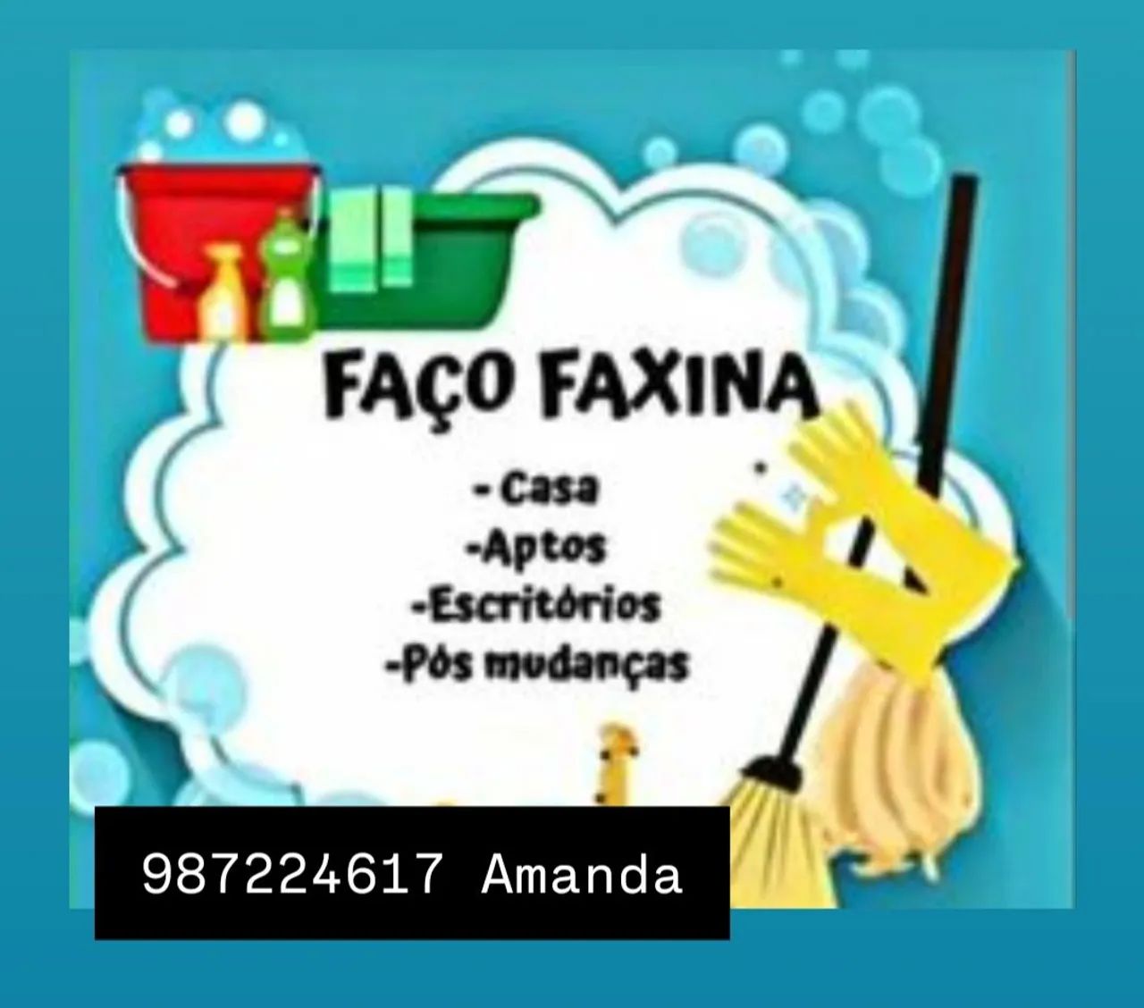 Faço faxina