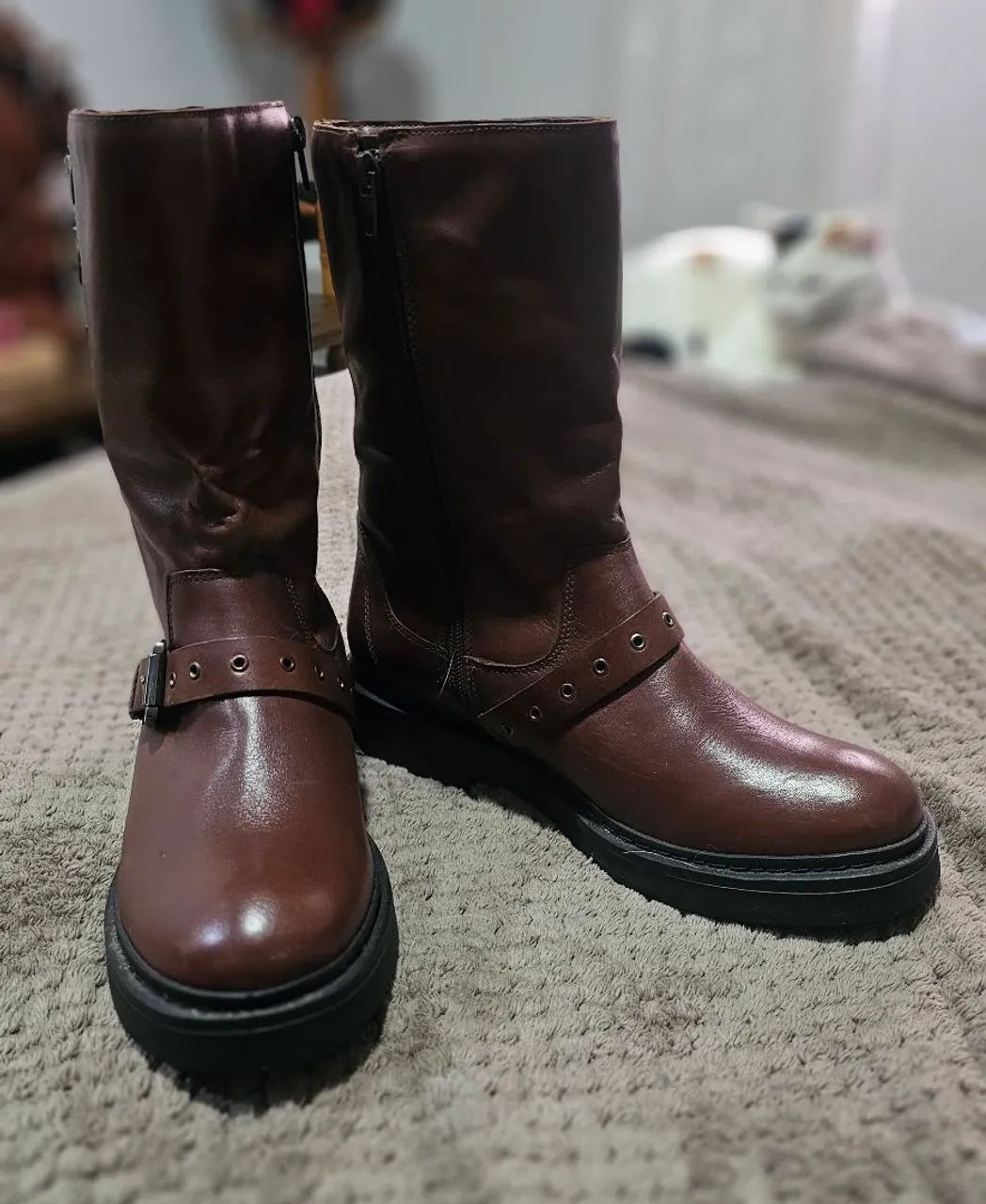 Bota em couro  - Foto 5