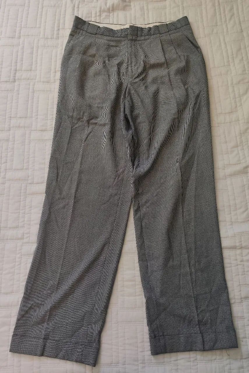 Calça reta alfaiataria 