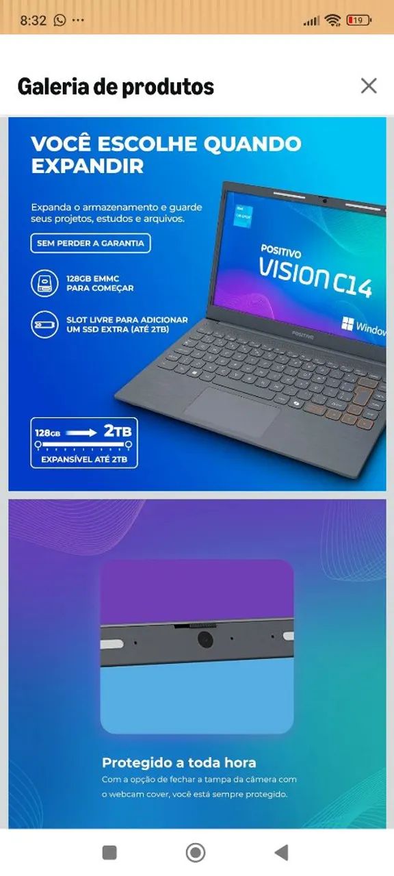 Notebook Vision C14 - Foto 4