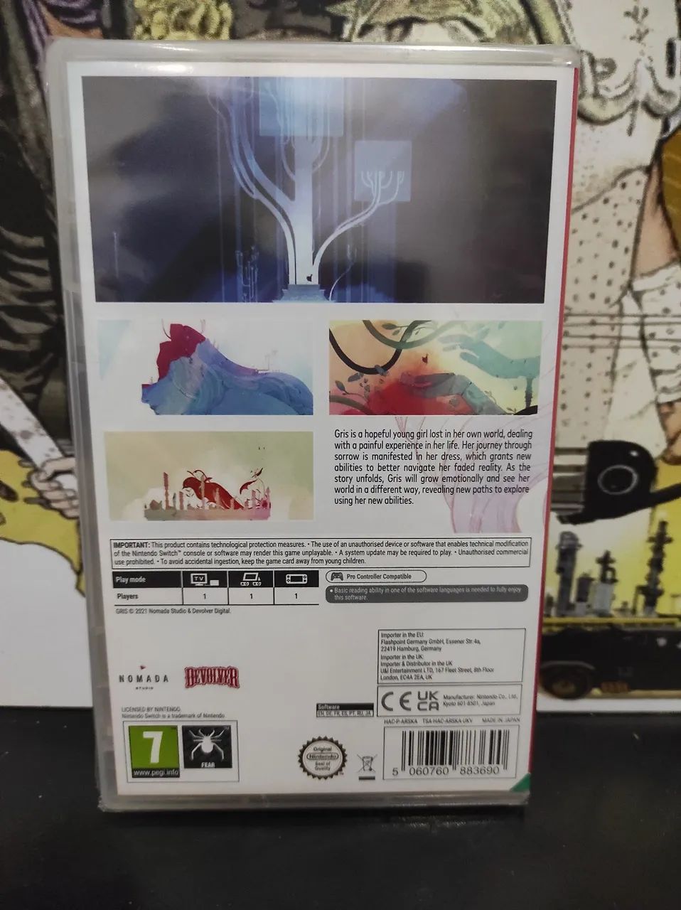 Jogo de Nintendo Switch Gris - Lacrado - Jogos de Vídeo Game