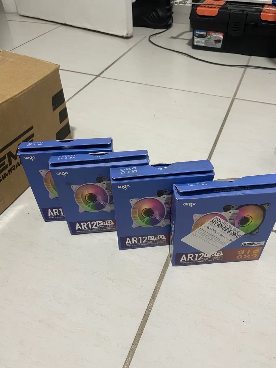 Kit 4 Fans Aigo AR12 PRO