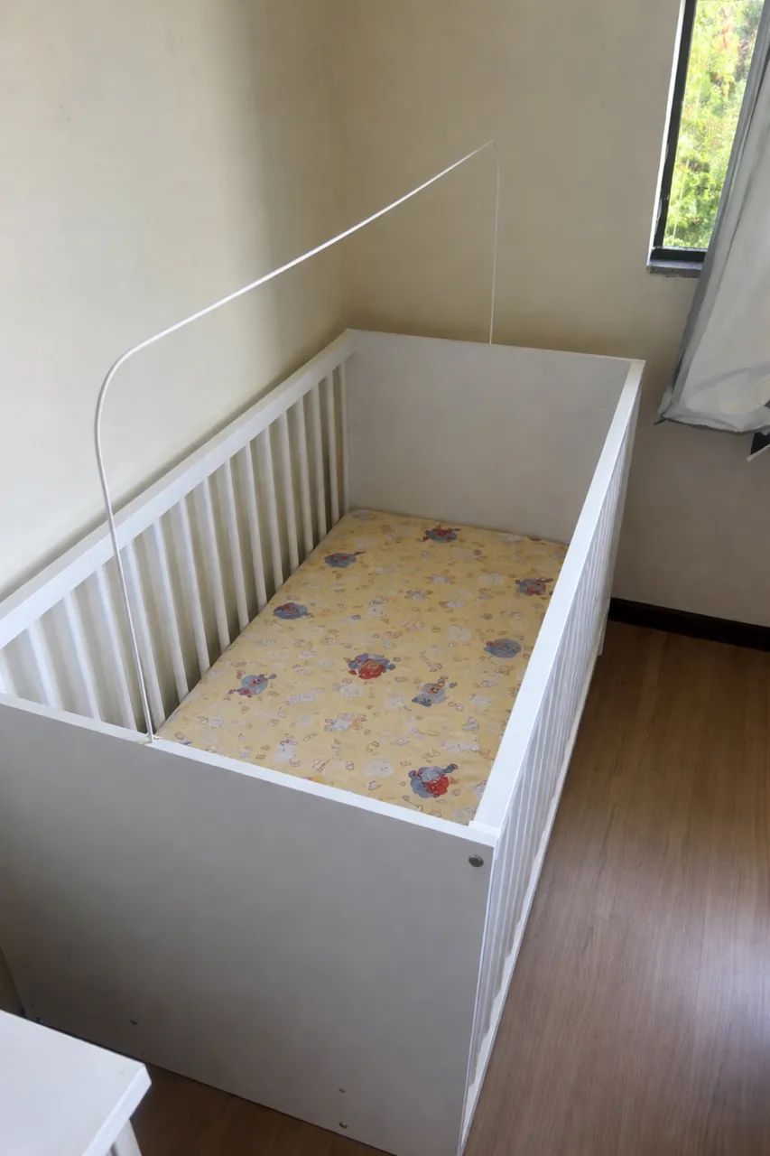 Berço 3 em 1 com colchão 