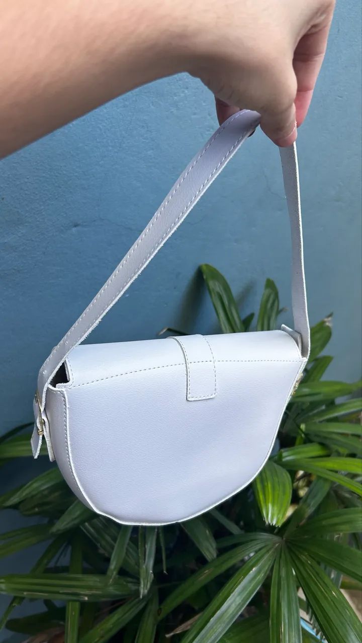 Bolsa feminina branca  - Foto 2