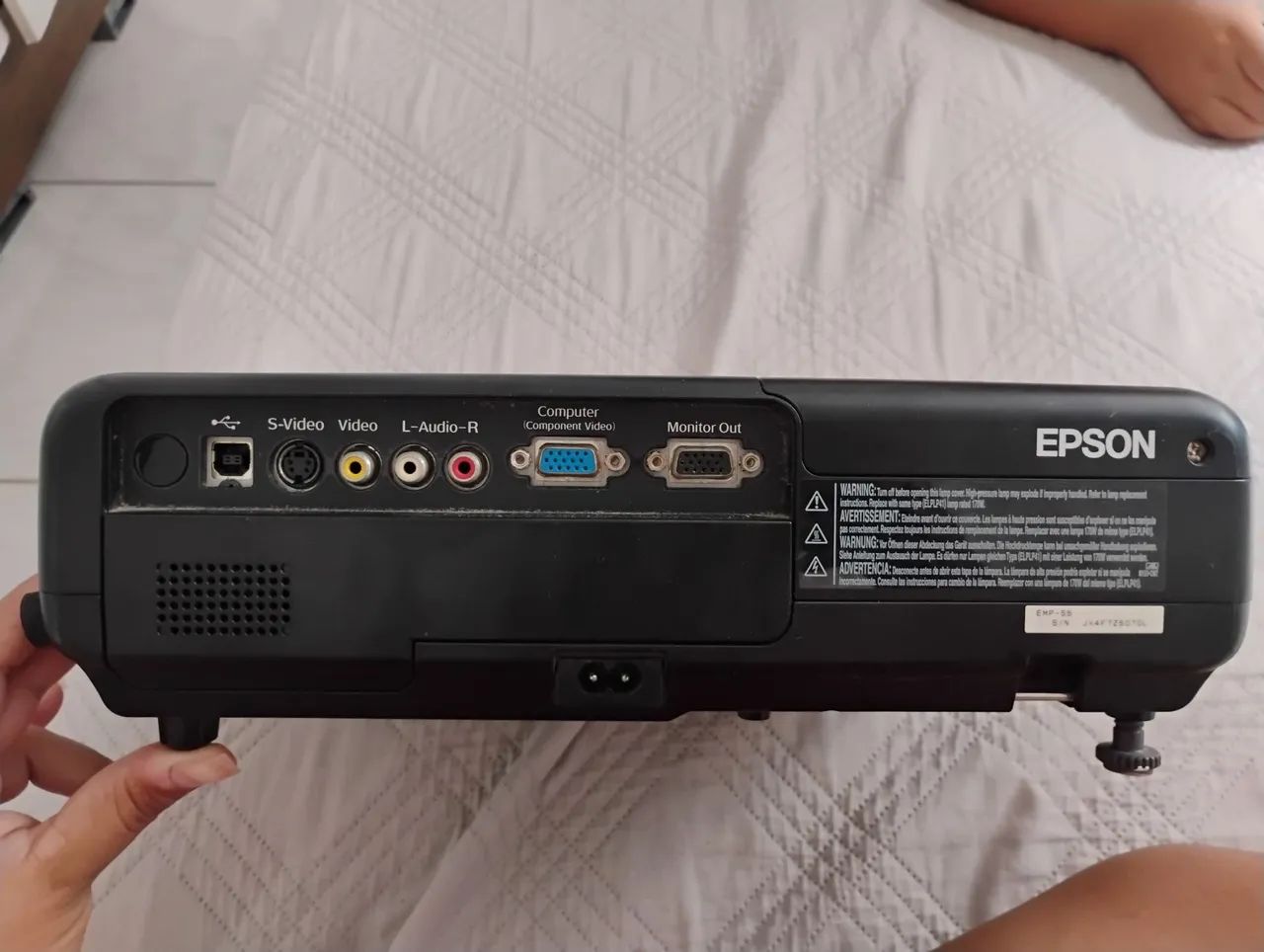 Projetor Epson PowerLiteS5+ - Foto 4