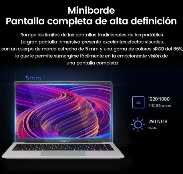 Notebook Vsap, 7 meses de uso - Foto 2