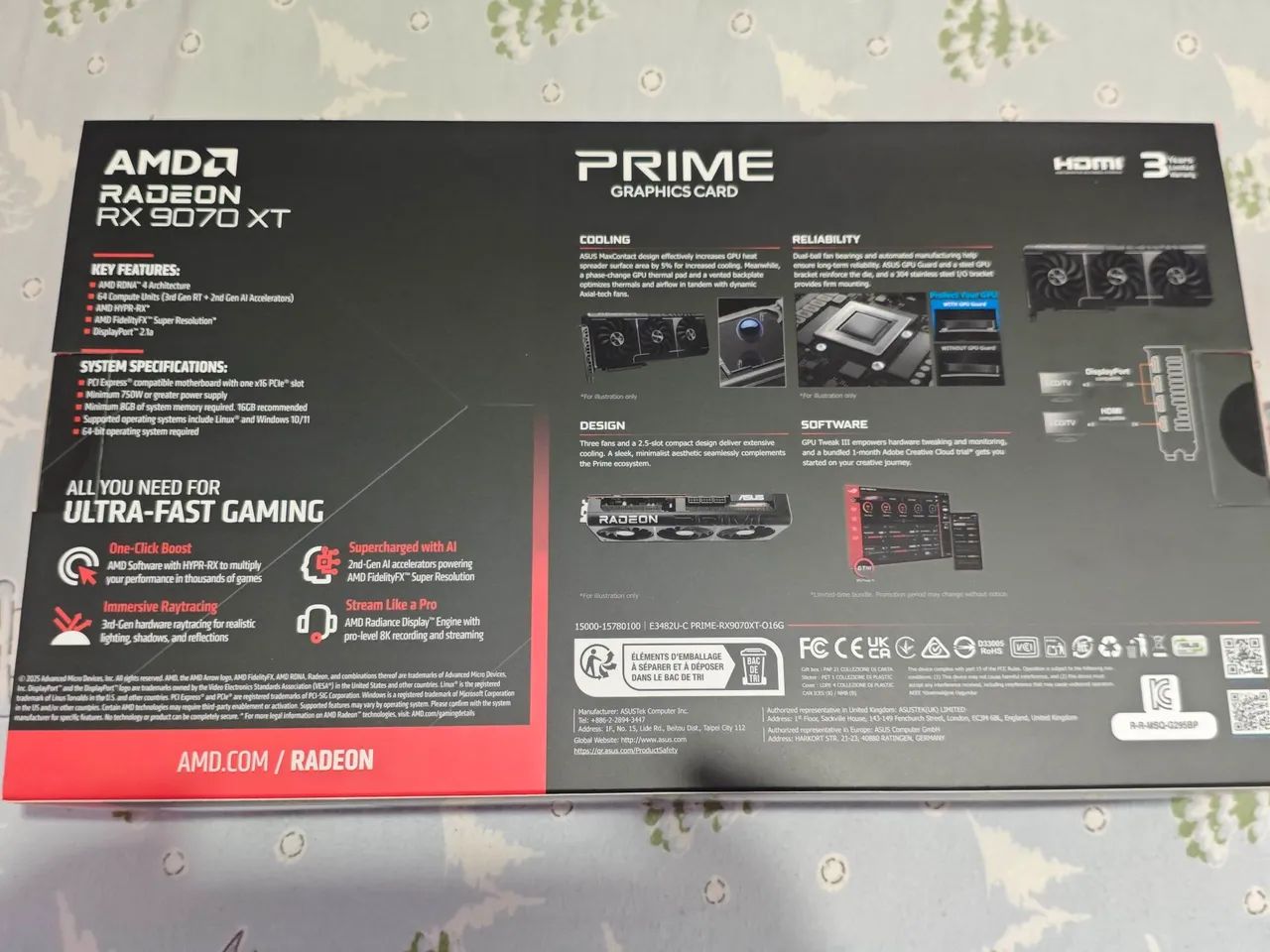 9070 XT Asus Prime (Nova lacrada + Garantia) - Foto 2