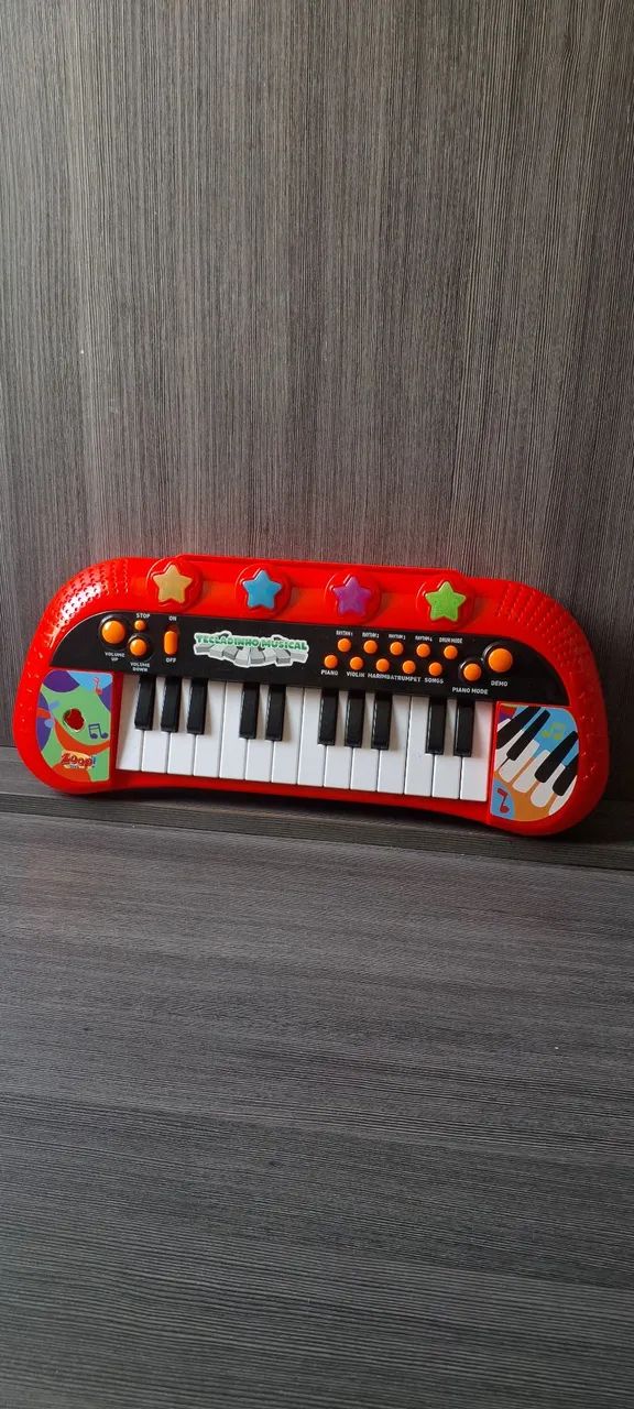 Teclado musical infantil