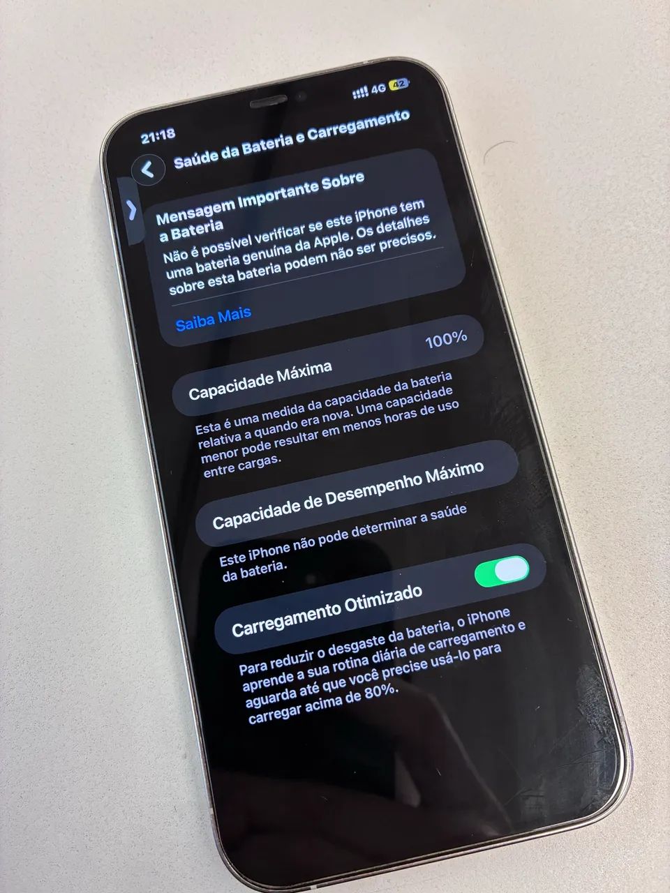 IPHONE 12 PRO MAX 256GB PRATA - Foto 2