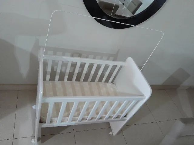 MINI BERÇO com colchão  - Foto 3