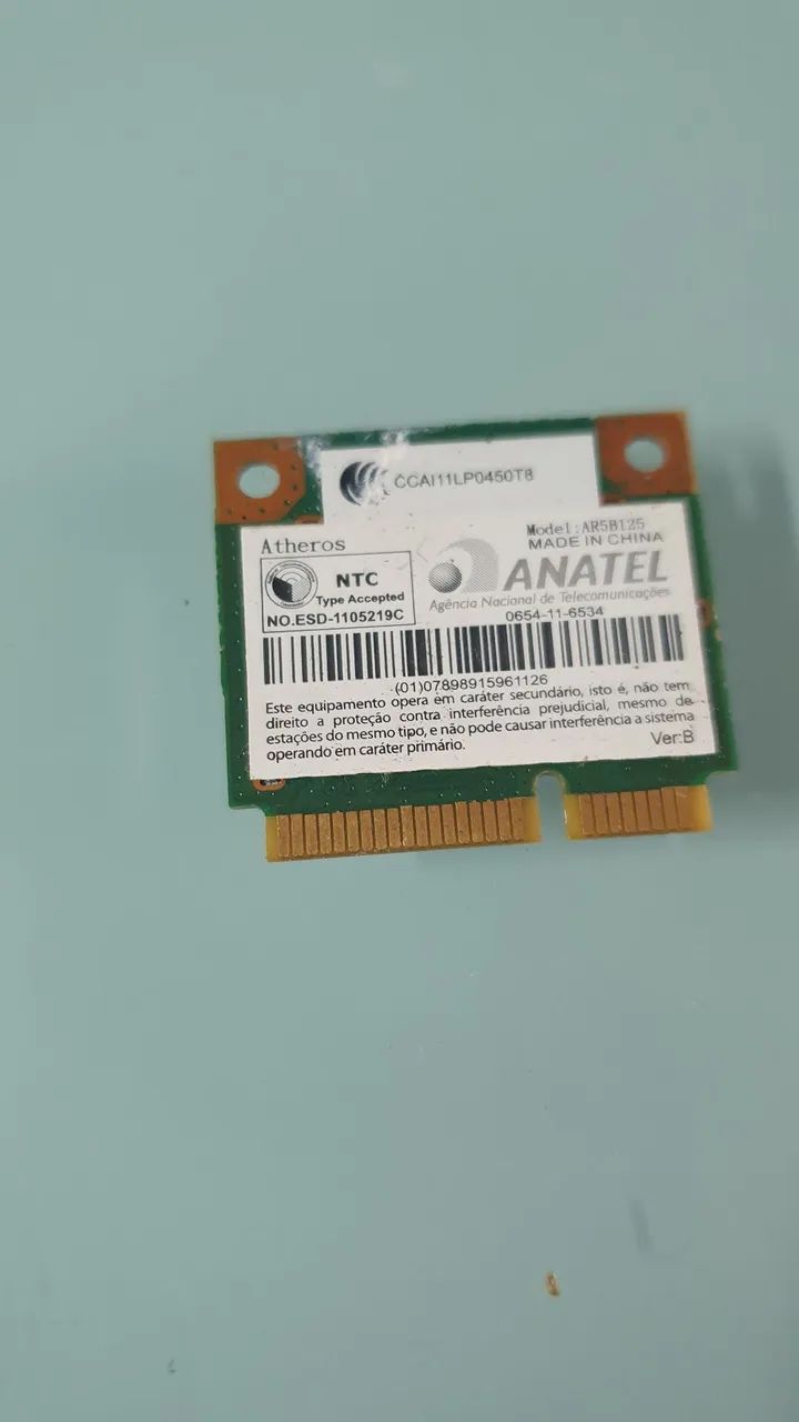 Placa de Wifi notebook - Foto 2