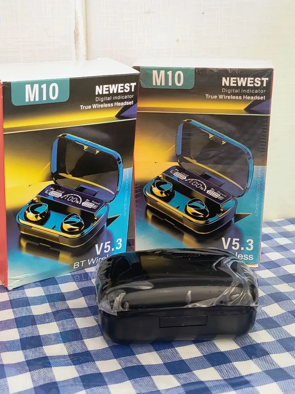Fone Bluetooth M10 TWS com Display LED - Foto 2