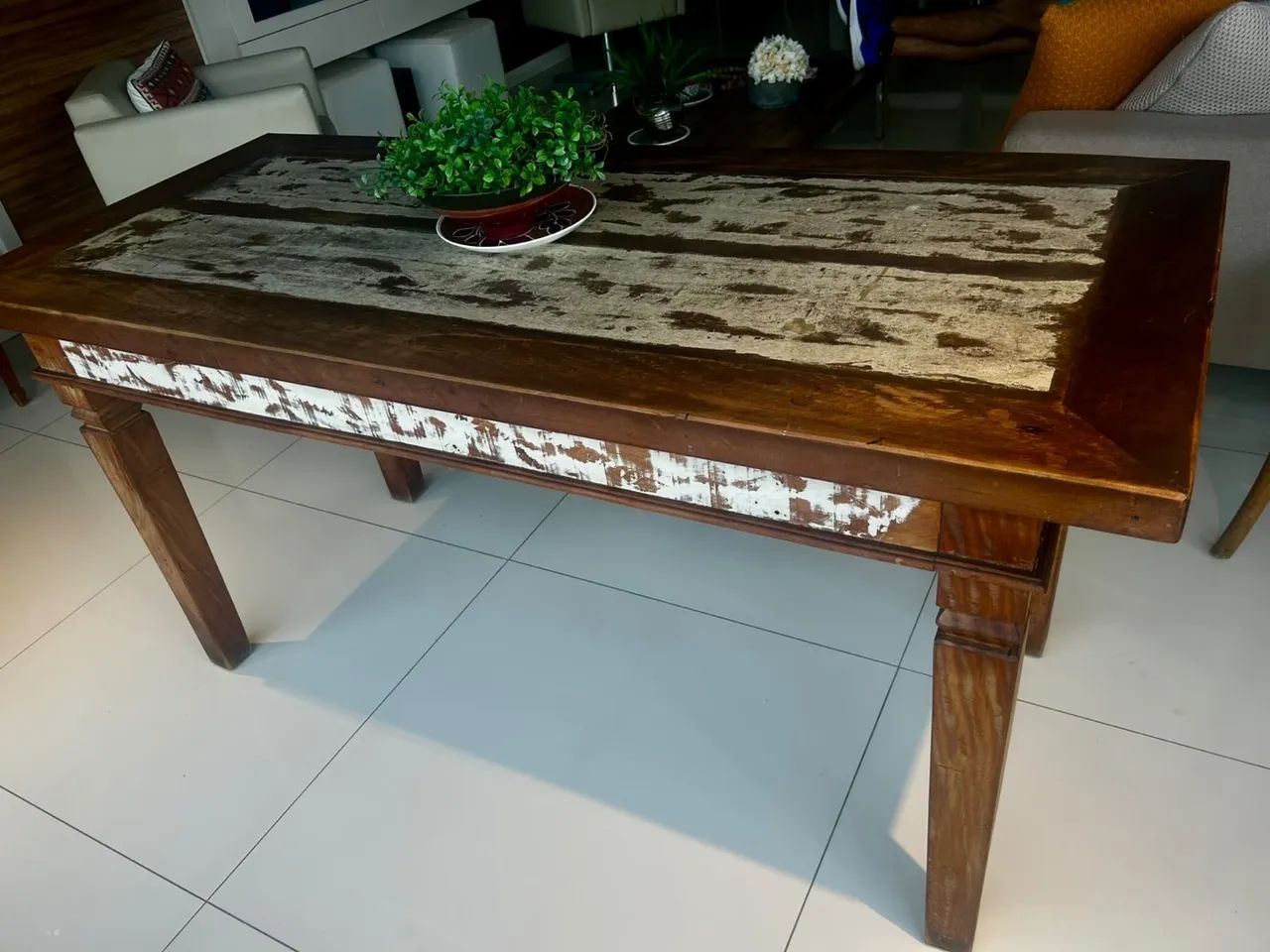 Mesa em madeira de demolição  - Foto 4