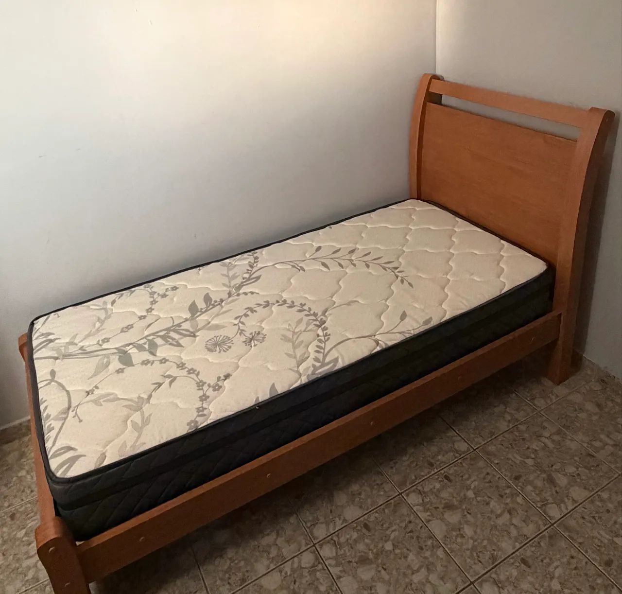 Cama solteiro + colchão D45 - Foto 2